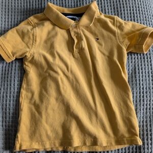 Tommy Hilfiger Kids Yellow Polo Shirt